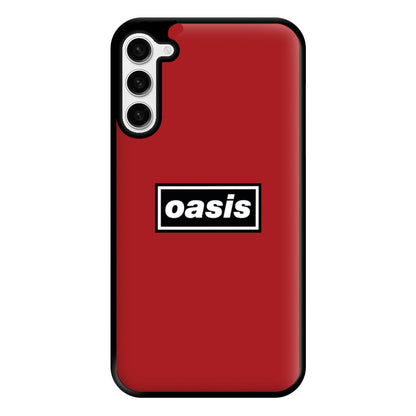 Band Name Red Phone Case for Galaxy S23 Plus