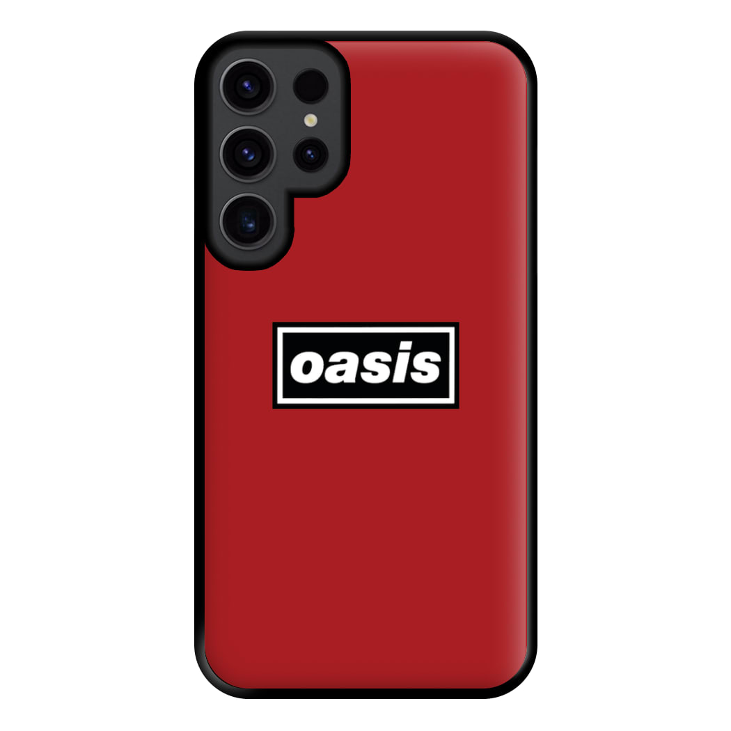 Band Name Red Phone Case for Galaxy S23 Ultra