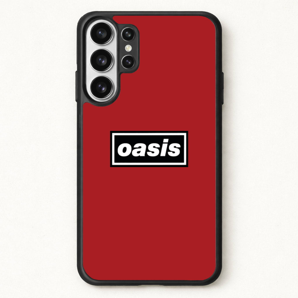 Band Name Red Phone Case for Galaxy S26 Ultra
