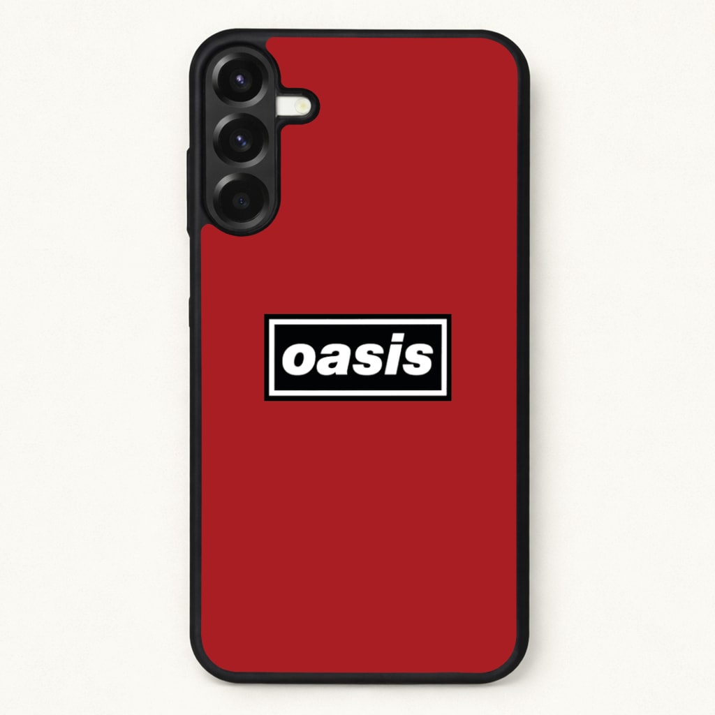 Band Name Red Phone Case for Galaxy A17