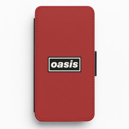 Band Name Red Flip / Wallet Phone Case