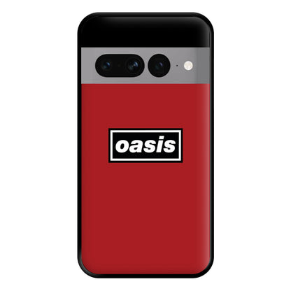 Band Name Red Phone Case for Google Pixel 7 Pro