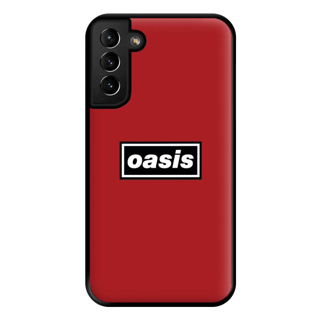 Band Name Red Phone Case for Galaxy S21 Plus