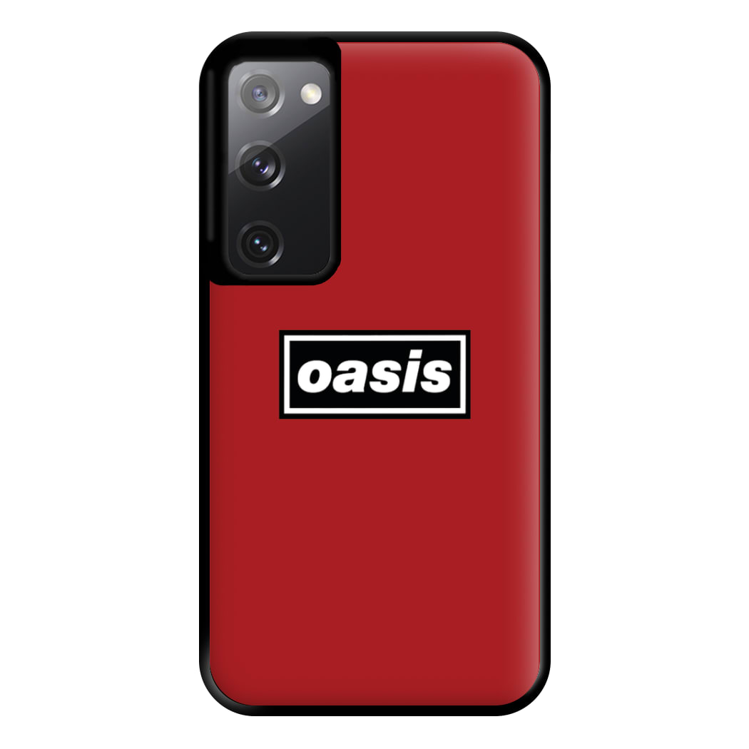 Band Name Red Phone Case for Galaxy S20FE