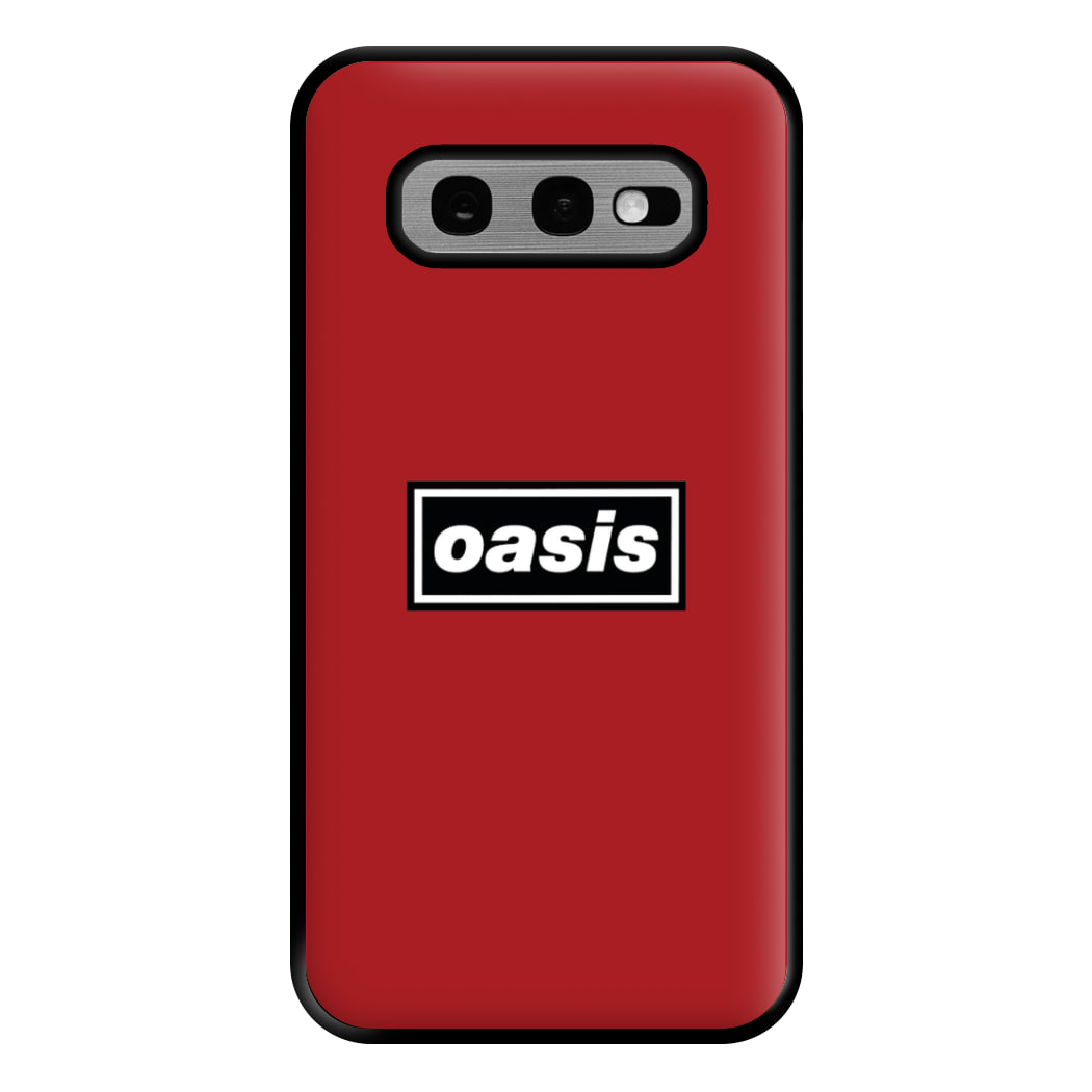 Band Name Red Phone Case for Galaxy S10e