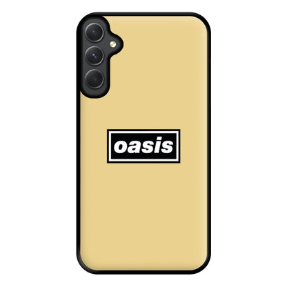 Band Name Yellow Phone Case for Galaxy A14