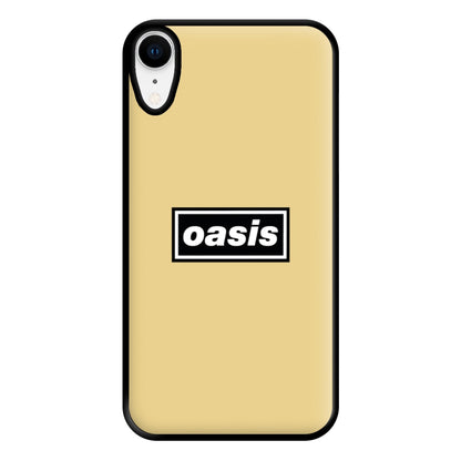 Band Name Yellow Phone Case for iPhone XR