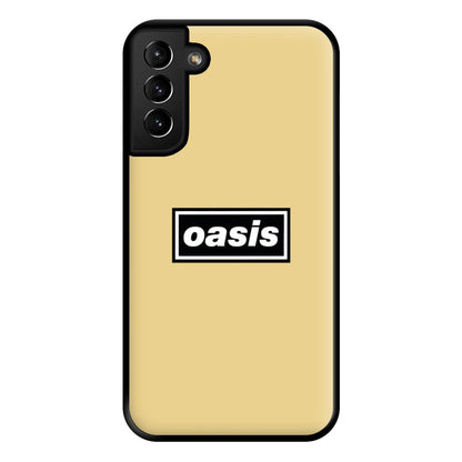 Band Name Yellow Phone Case for Galaxy S21 Plus