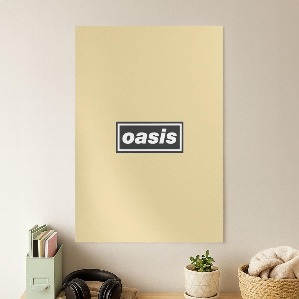 Band Name Yellow Poster