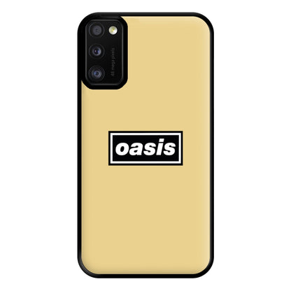 Band Name Yellow Phone Case for Galaxy A41