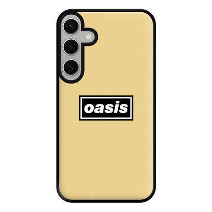 Band Name Yellow Phone Case for Galaxy S24FE