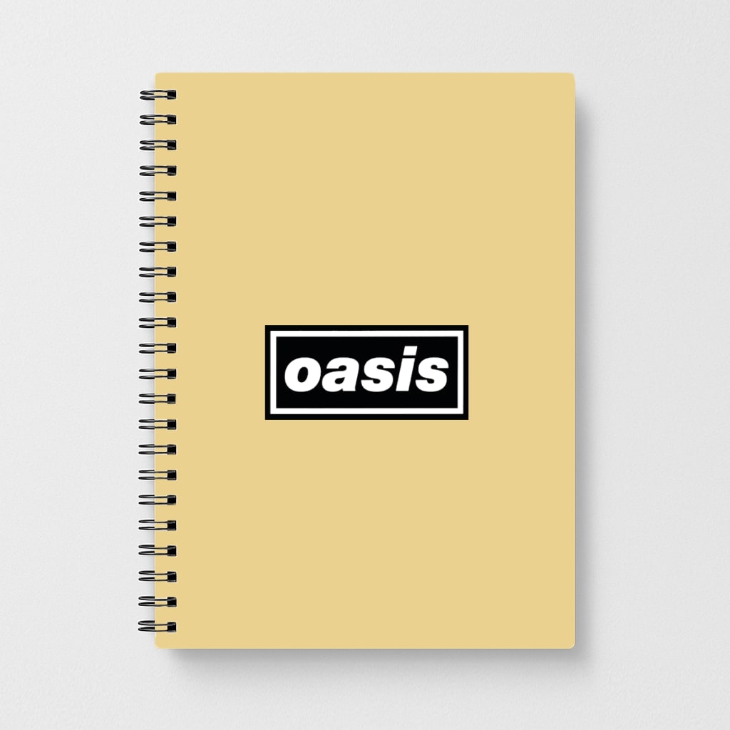 Band Name Yellow Notebook