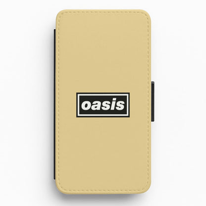 Band Name Yellow Flip / Wallet Phone Case