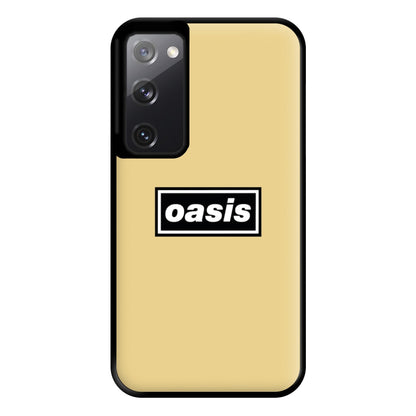 Band Name Yellow Phone Case for Galaxy S20FE