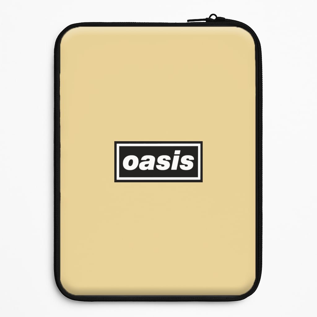 Band Name Yellow Laptop Sleeve