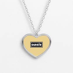 Band Name Yellow Heart Necklace