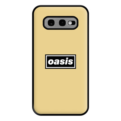 Band Name Yellow Phone Case for Galaxy S10e