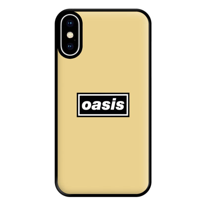 Band Name Yellow Phone Case for iPhone XS Max