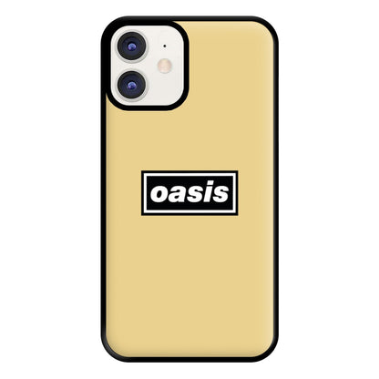 Band Name Yellow Phone Case for iPhone 12 / 12 Pro