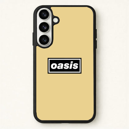 Band Name Yellow Phone Case for Galaxy S26 Plus