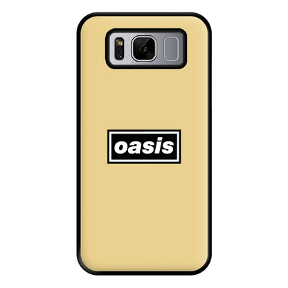 Band Name Yellow Phone Case for Galaxy S8 Plus