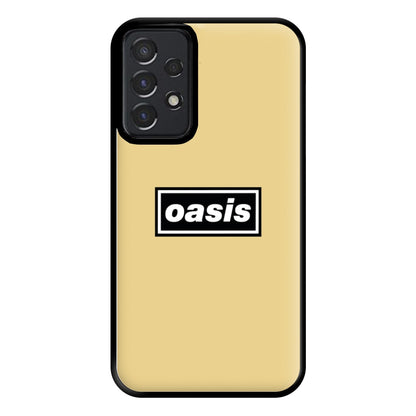 Band Name Yellow Phone Case for Galaxy A52 / A52s