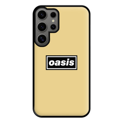 Band Name Yellow Phone Case for Galaxy S24 Ultra