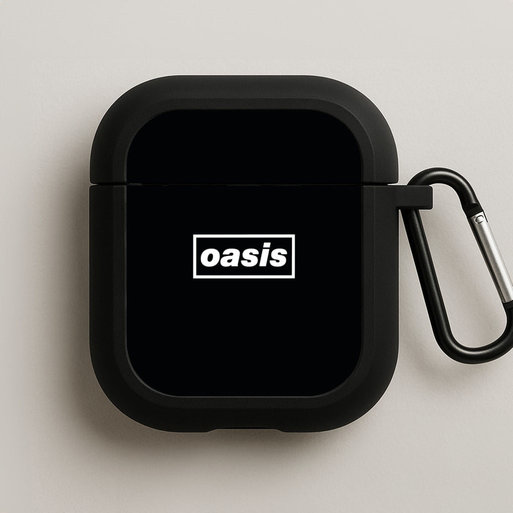 Band Name Black AirPods Case