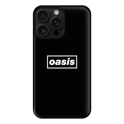 Band Name Black Phone Case for iPhone 16 Pro Max