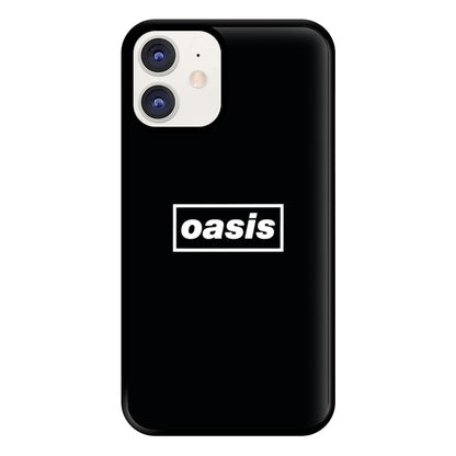 Band Name Black Phone Case for iPhone 12 / 12 Pro