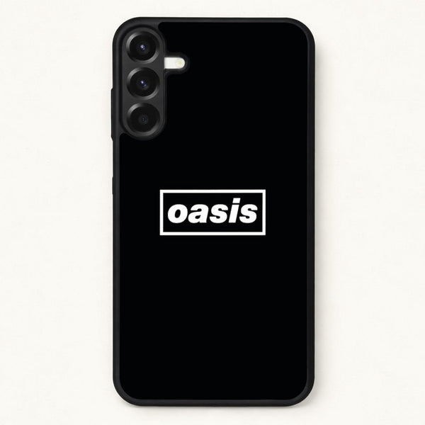 Band Name Black Phone Case for Galaxy A57