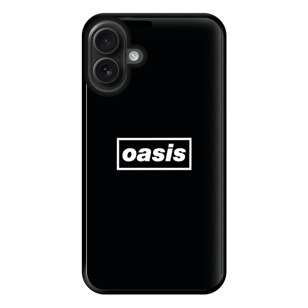 Band Name Black Phone Case for iPhone 16 Plus