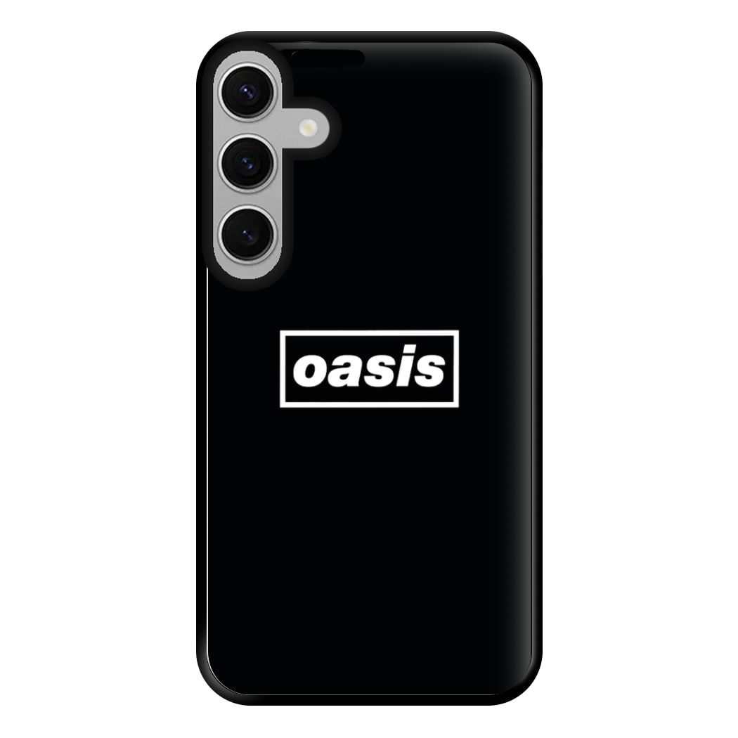 Band Name Black Phone Case for Galaxy S24FE