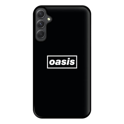 Band Name Black Phone Case for Galaxy A34