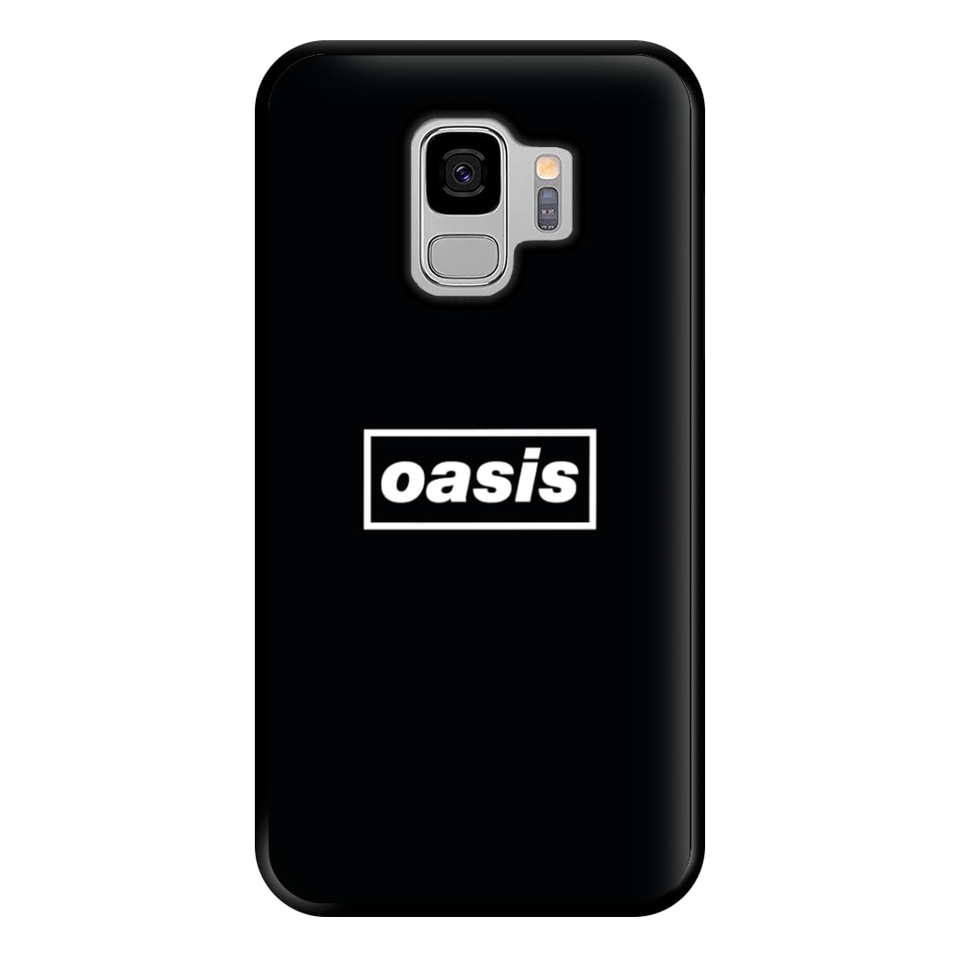 Band Name Black Phone Case for Galaxy S9 Plus