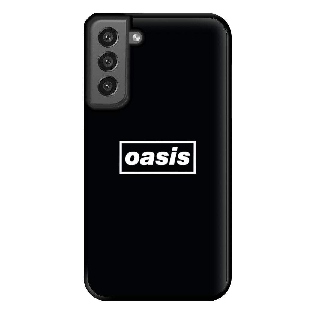 Band Name Black Phone Case for Galaxy S21FE