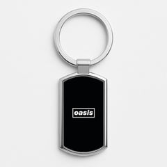 Band Name Black Luxury Keyring