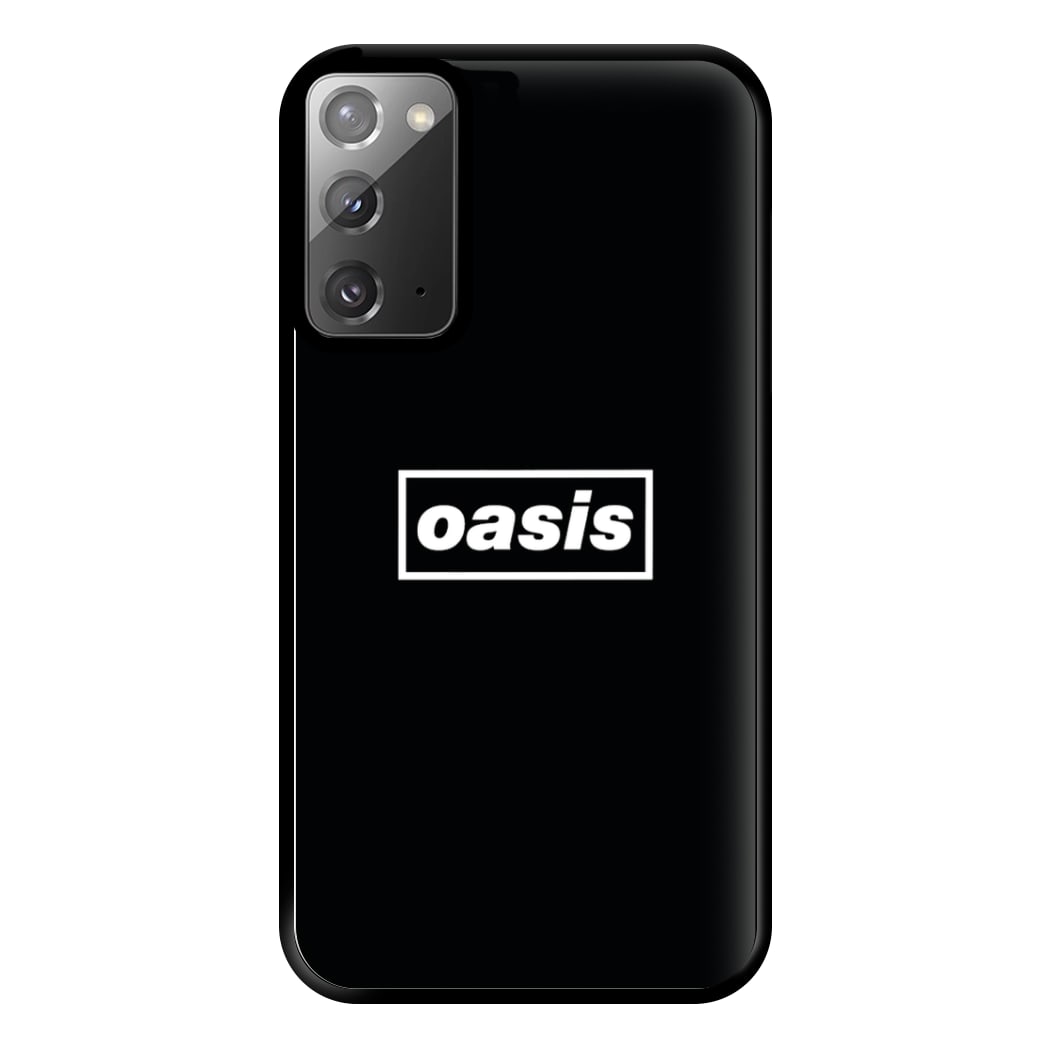 Band Name Black Phone Case for Galaxy Note 20 Ultra