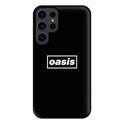 Band Name Black Phone Case for Galaxy S23 Ultra