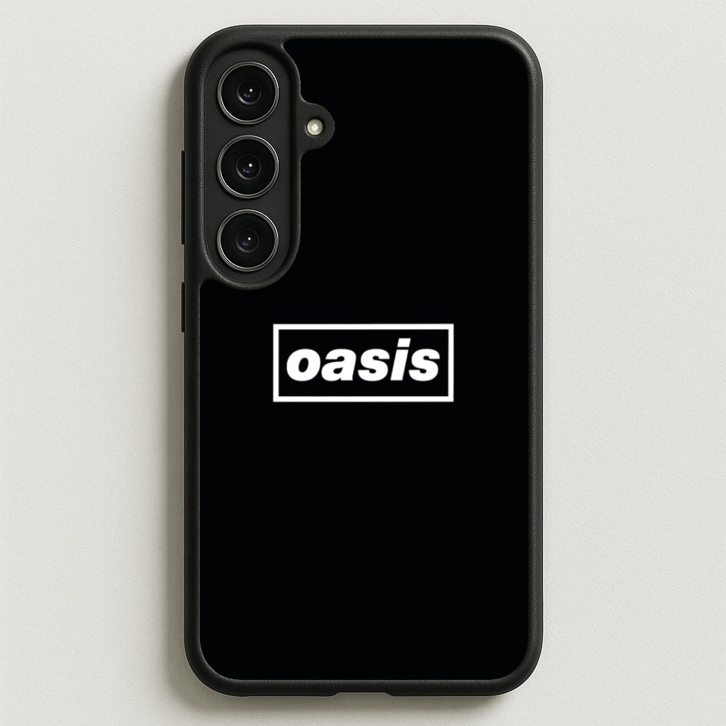 Band Name Black Phone Case for Galaxy S25FE