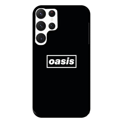 Band Name Black Phone Case for Galaxy S22 Ultra