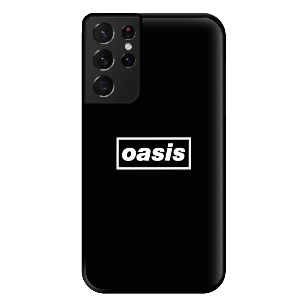 Band Name Black Phone Case for Galaxy S21 Ultra