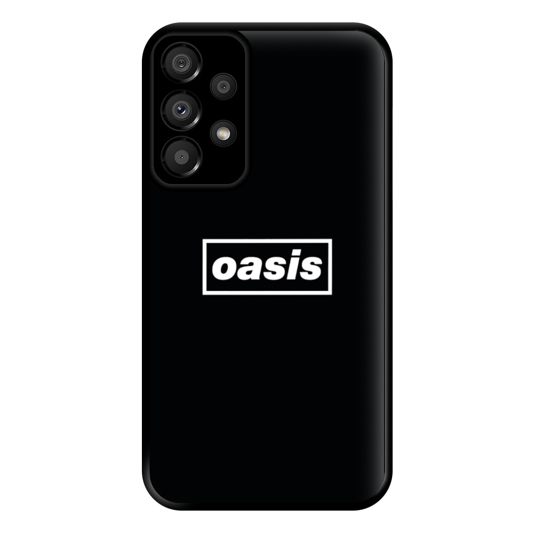 Band Name Black Phone Case for Galaxy A33