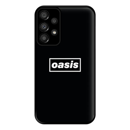 Band Name Black Phone Case for Galaxy A33