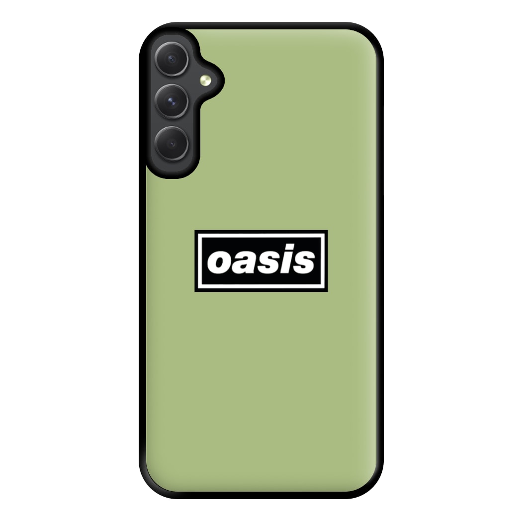 Band Name Green Phone Case for Galaxy A14