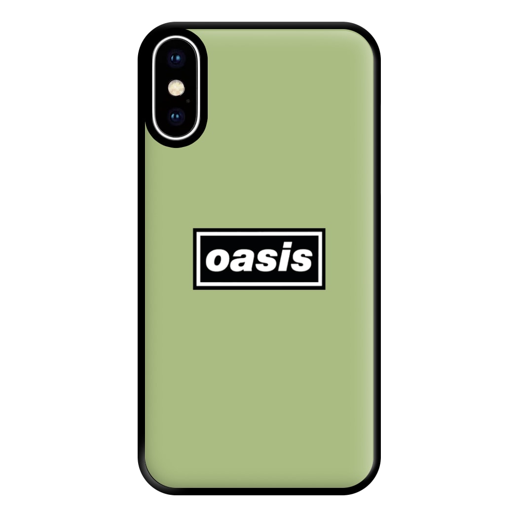 Band Name Green Phone Case for iPhone XS Max