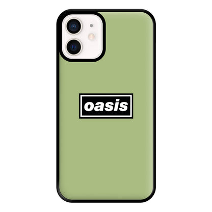 Band Name Green Phone Case for iPhone 13 Mini