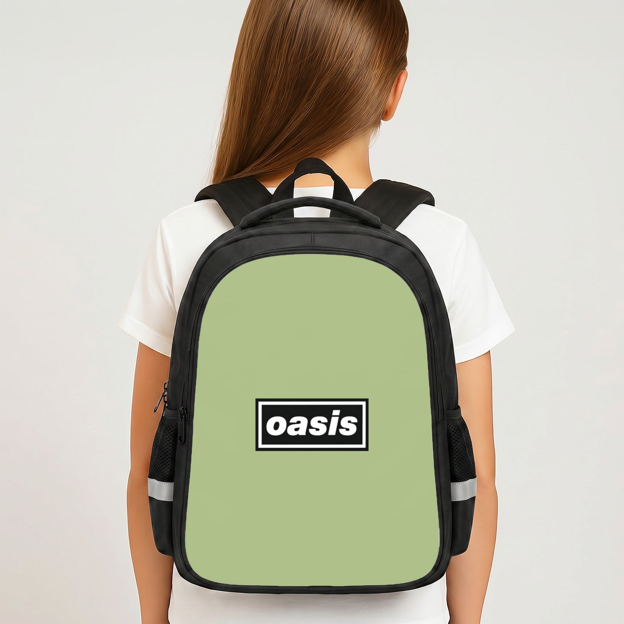 Band Name Green Backpack