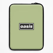 Band Name Green Laptop Sleeve 1