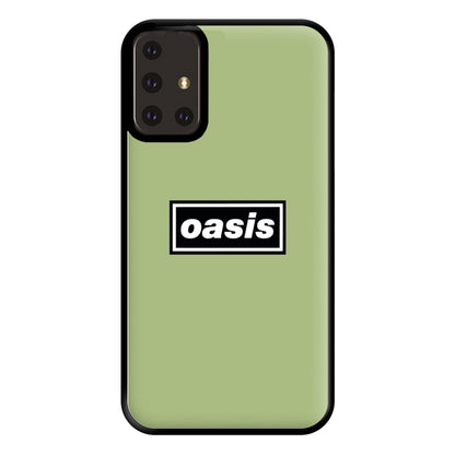 Band Name Green Phone Case for Galaxy A71